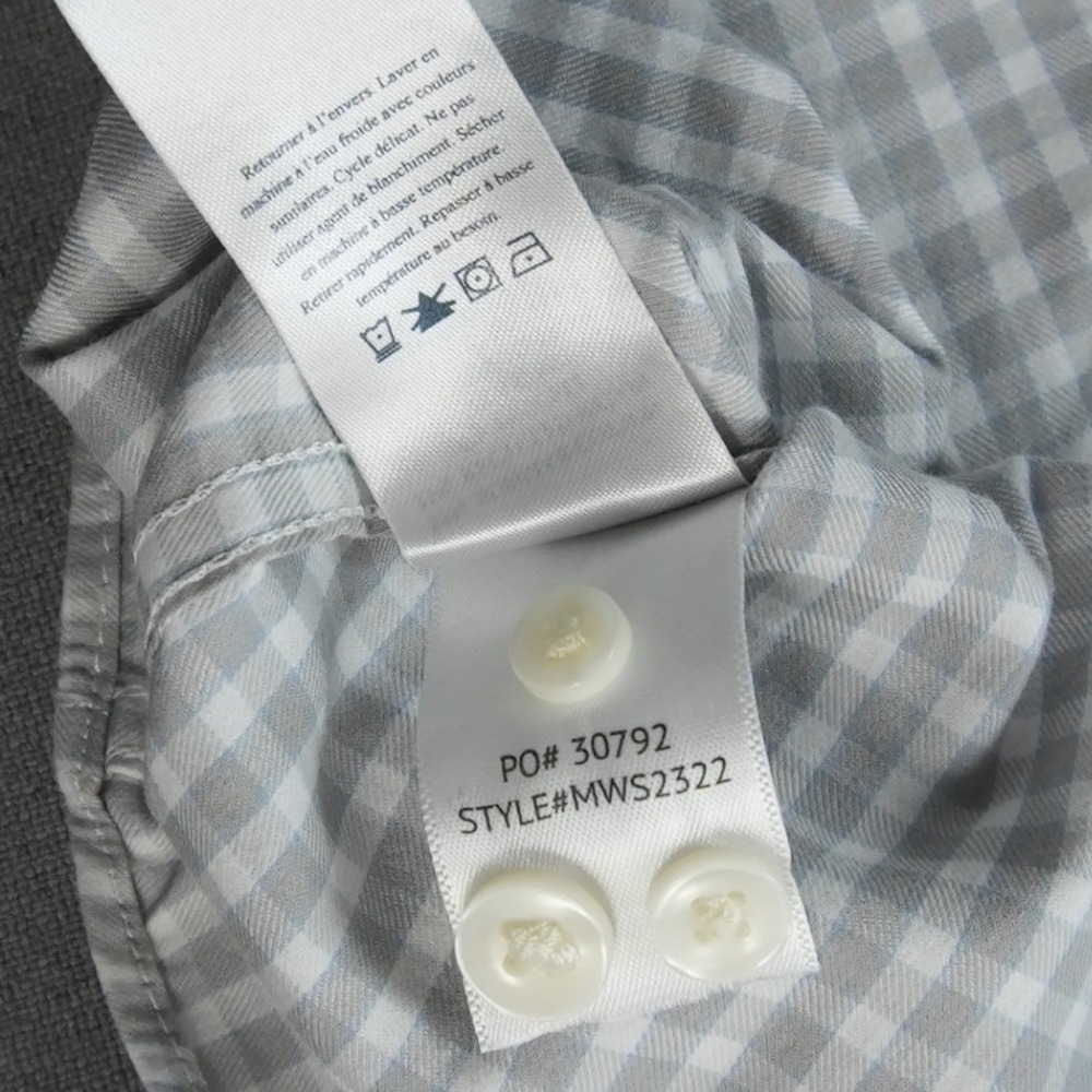 Faherty Gingham Supima Cotton Nylon Button Down S… - image 9